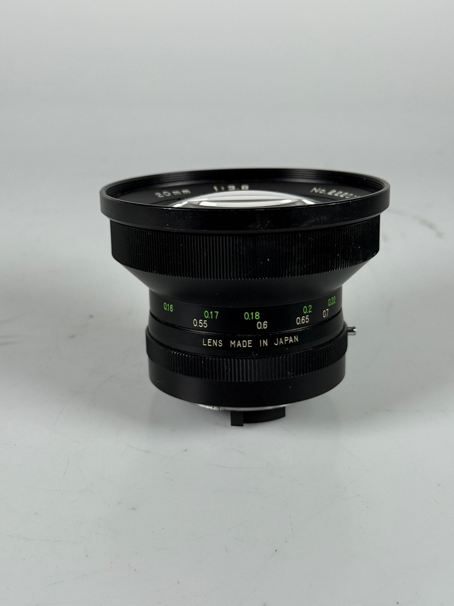 Vivitar auto wide angle MF 20mm F3.5 Konica Lens
