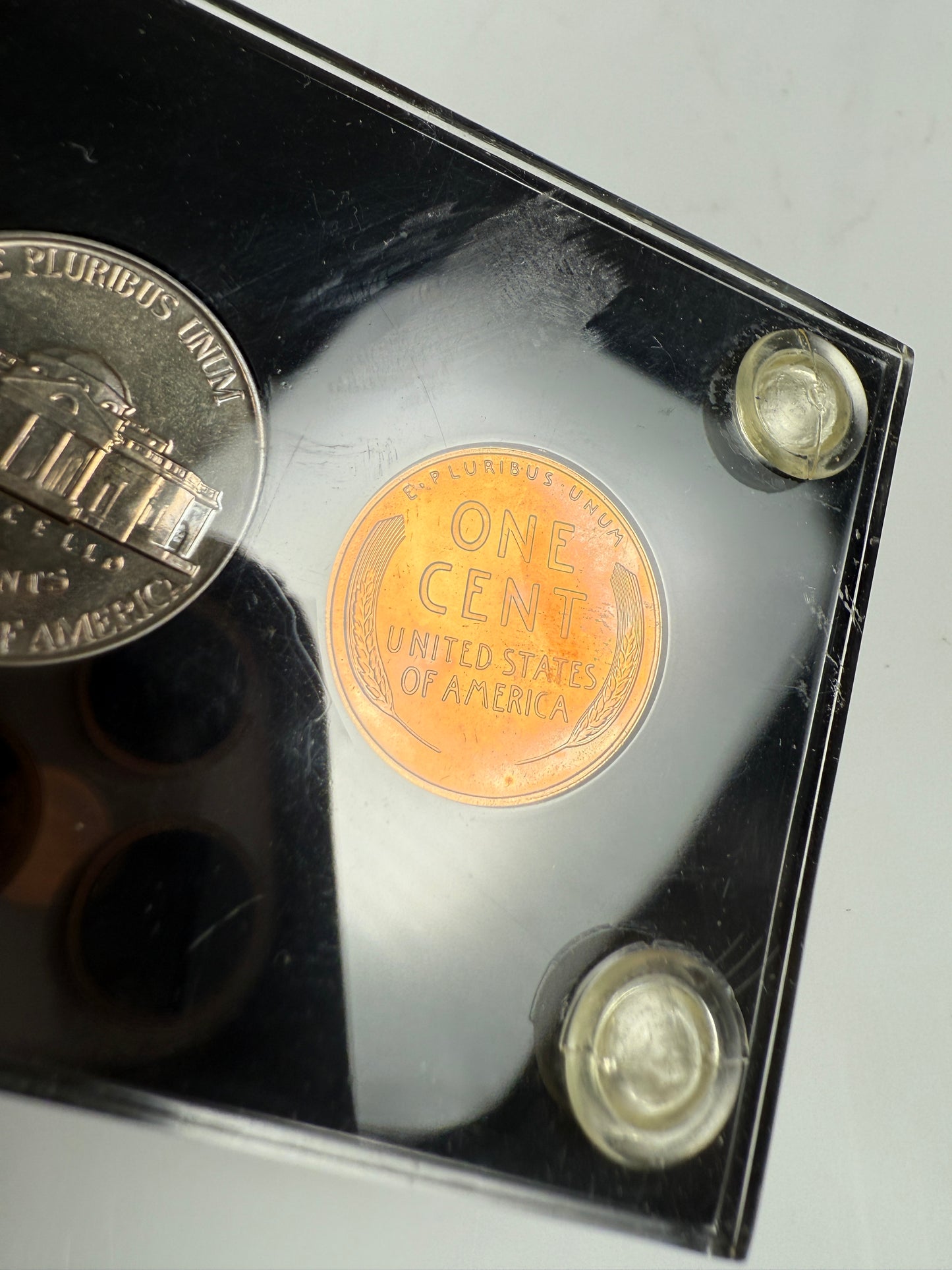 1939 US Mint Silver PROOF Set Gem Coins Black Capital Holder Display Box