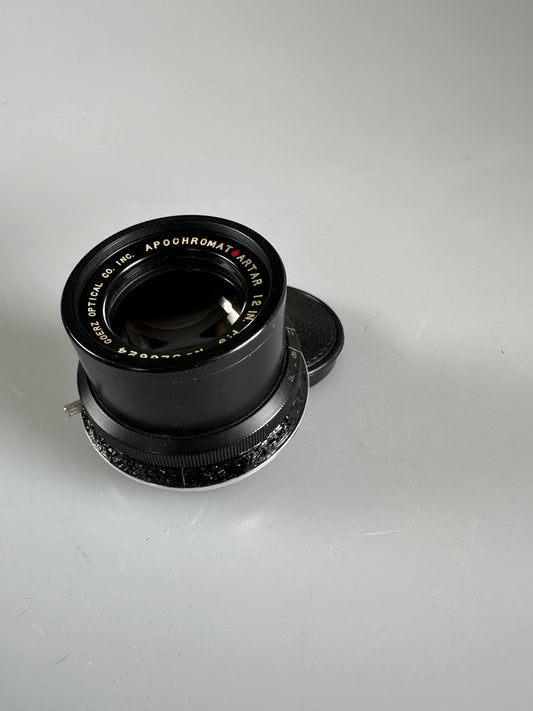C P Goerz Apochromat Artar 12 inch F9 Lens - Red Dot Process