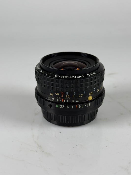 SMC Pentax A 28mm f2.8 K Mount Wide Angle Manual Focus Lens