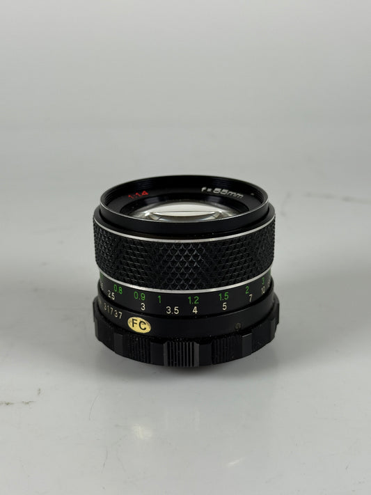 Rare Auto Sears Mamiya Sekor 55mm f1.4 SX Mount Lens