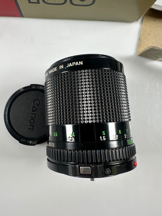 Canon FD 100mm f2 Lens FDn