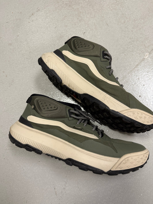 Vans Crosspath Mid MTE Shoes Men Sz 11.5 olive green Waterproof Sneaker