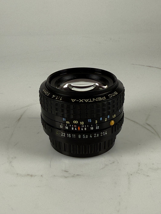 Pentax 50mm f1.4 SMC A Lens K-Mount