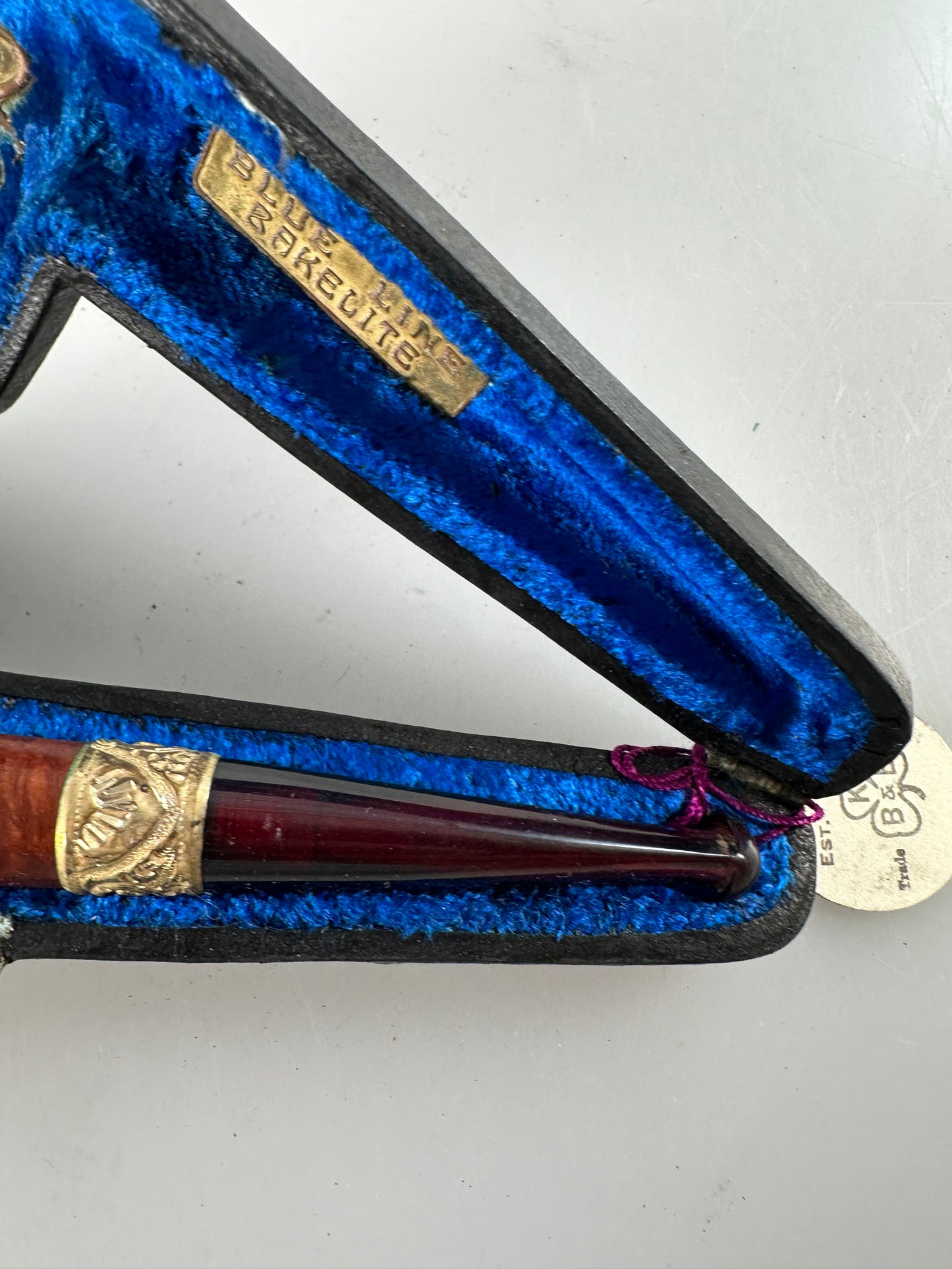 KBB Blue Line Bakelite Pipe, Unsmoked