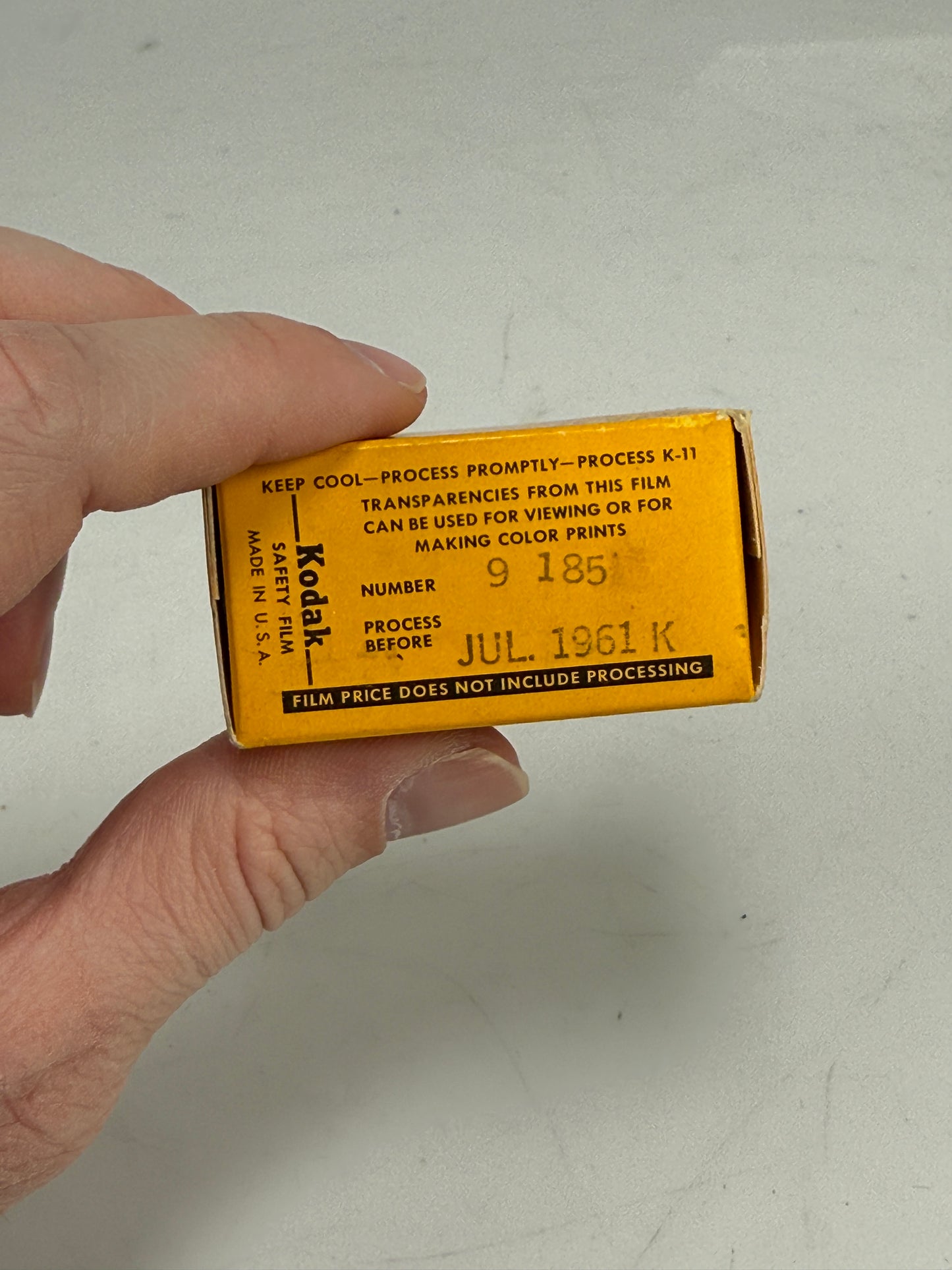 Kodak K 828 Kodachrome film with metal canister