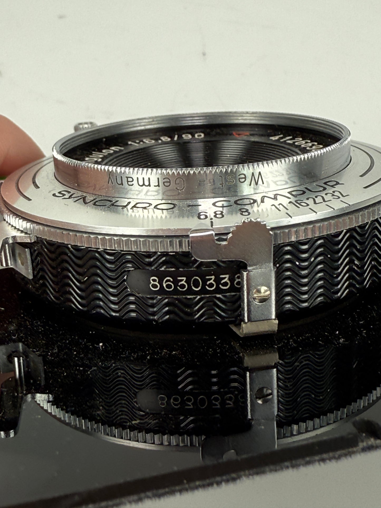 Schneider Kreuznach 90mm f6.8 Angulon Synchro-Compur B Shutter