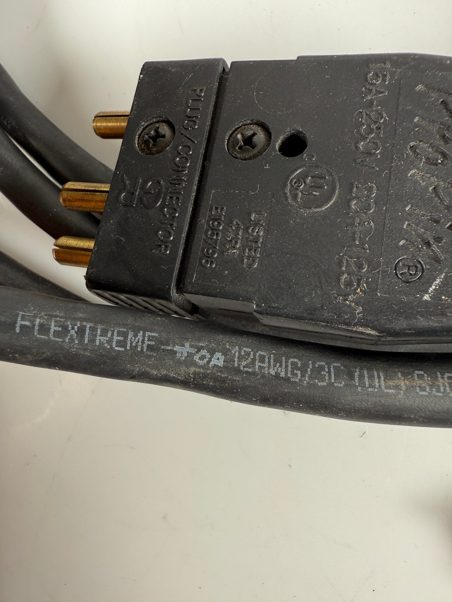ProPin 15A Male Stage Plug connector to Neutrik Powercon NAC3FCA cable