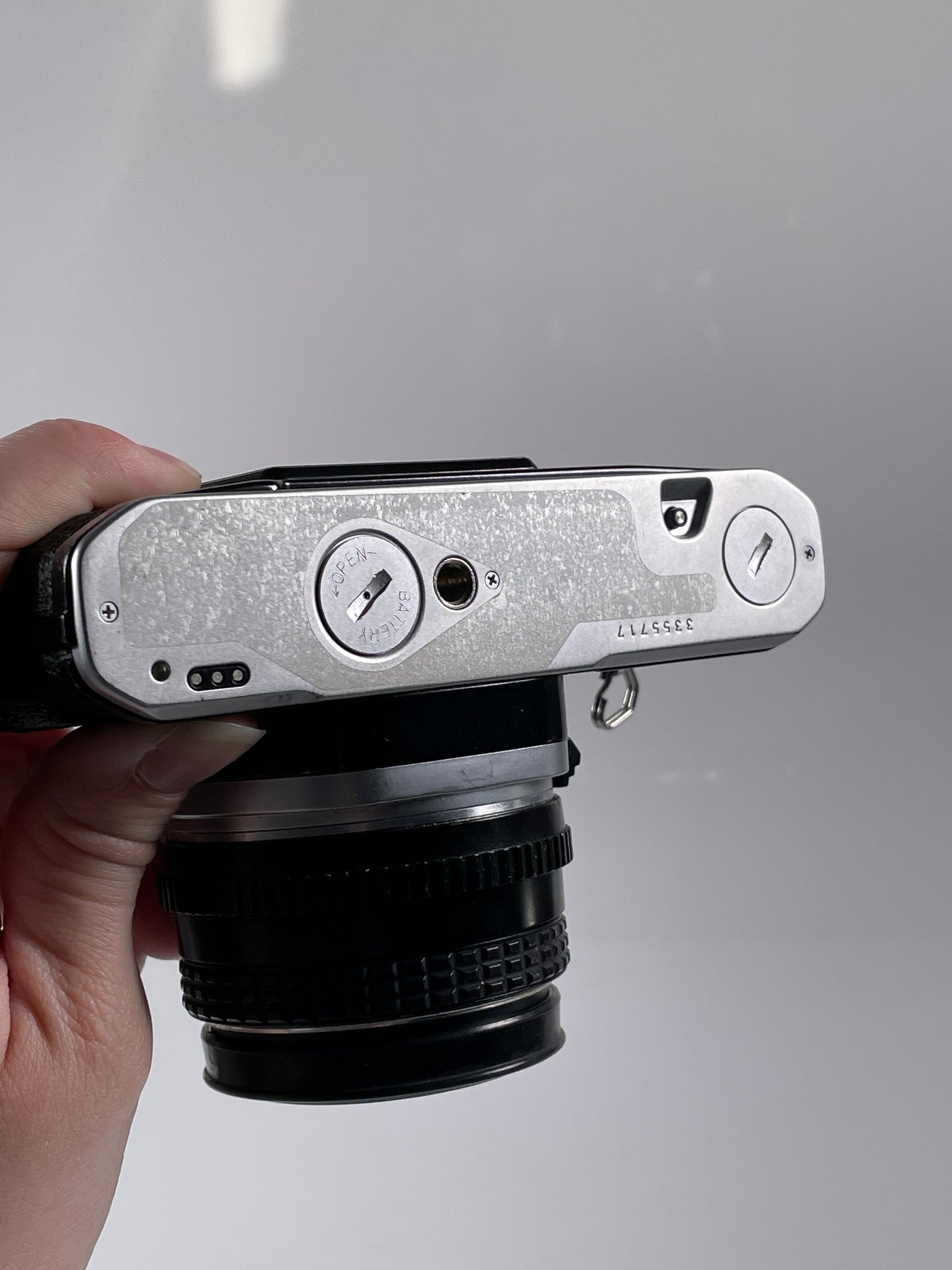 Pentax ME Super Chrome 35mm Film Camera w/ 50mm F2 Lens