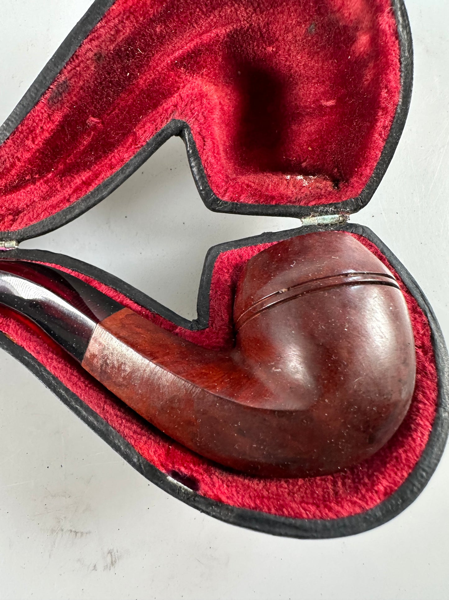KBB Blue Line Bakelite Pipe, Unsmoked French Briar