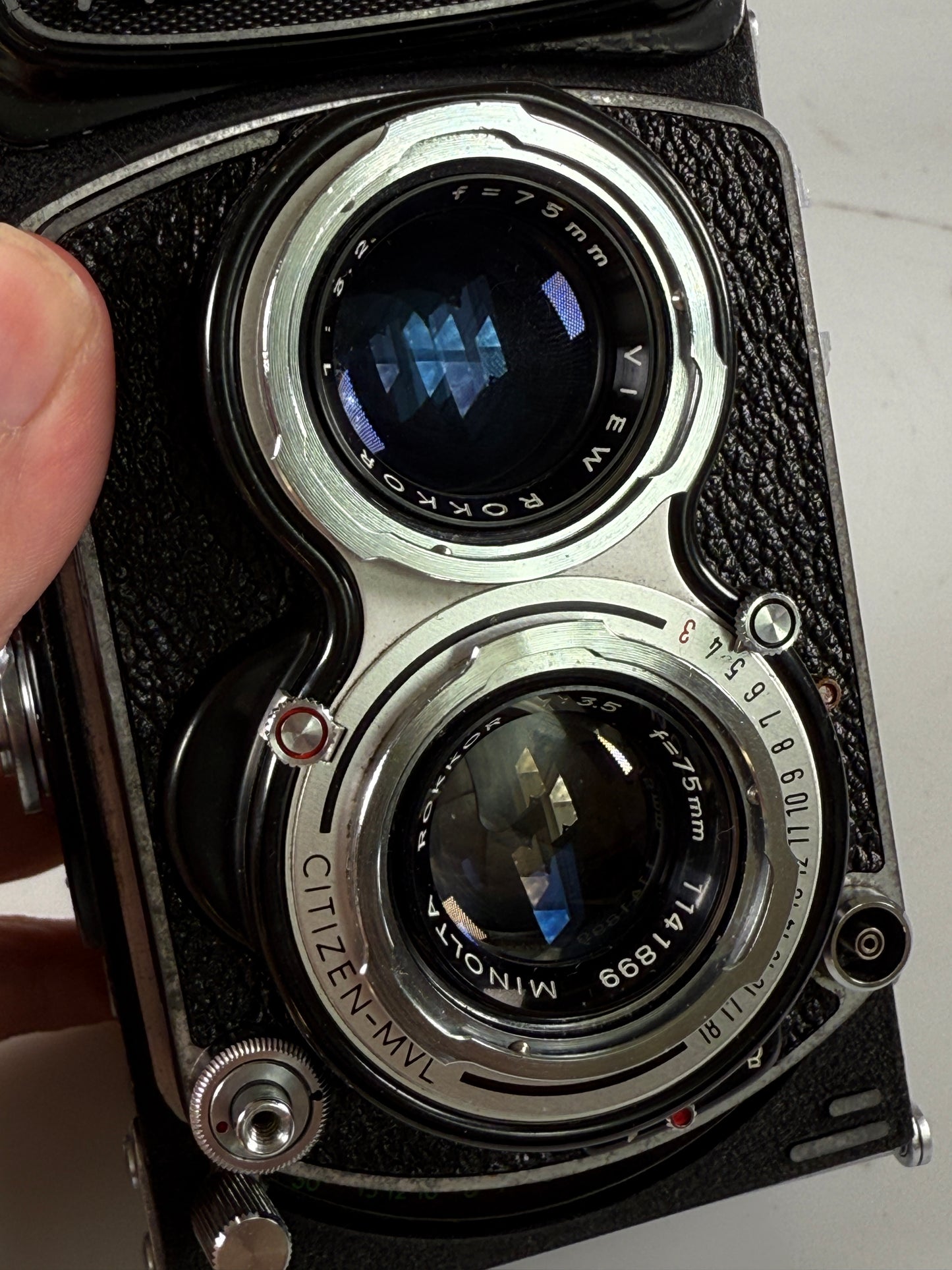 Minolta AUTOCORD TLR Camera Rokkor 75mm f3.5 Lens