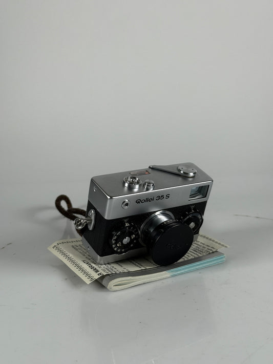 Rollei 35 35S 40mm Sonnar f2.8 HFT Lens chrome silver