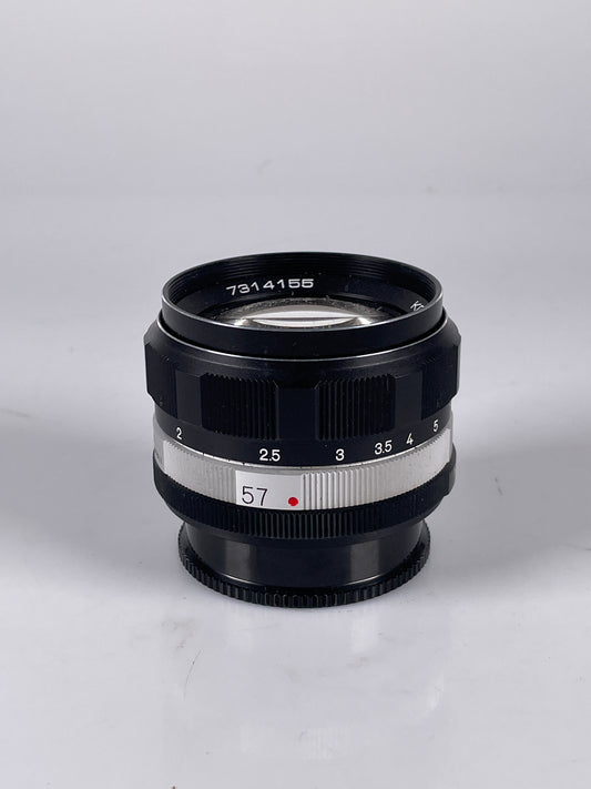 Konica Hexanon AR 57mm f1.4 Standard MF Lens AR Mount
