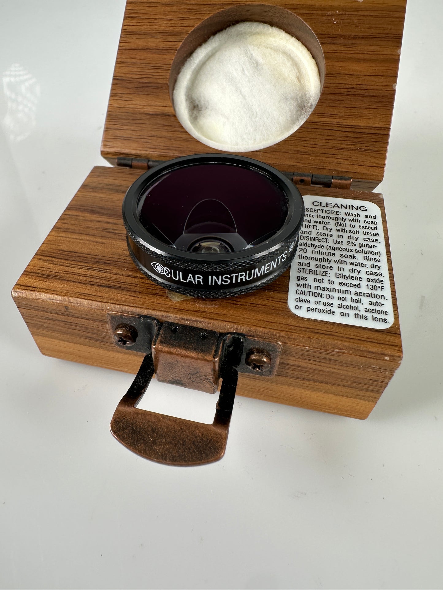 OCULAR INSTRUMENTS Three Mirror Universal Laser 18mm OD Lens with case