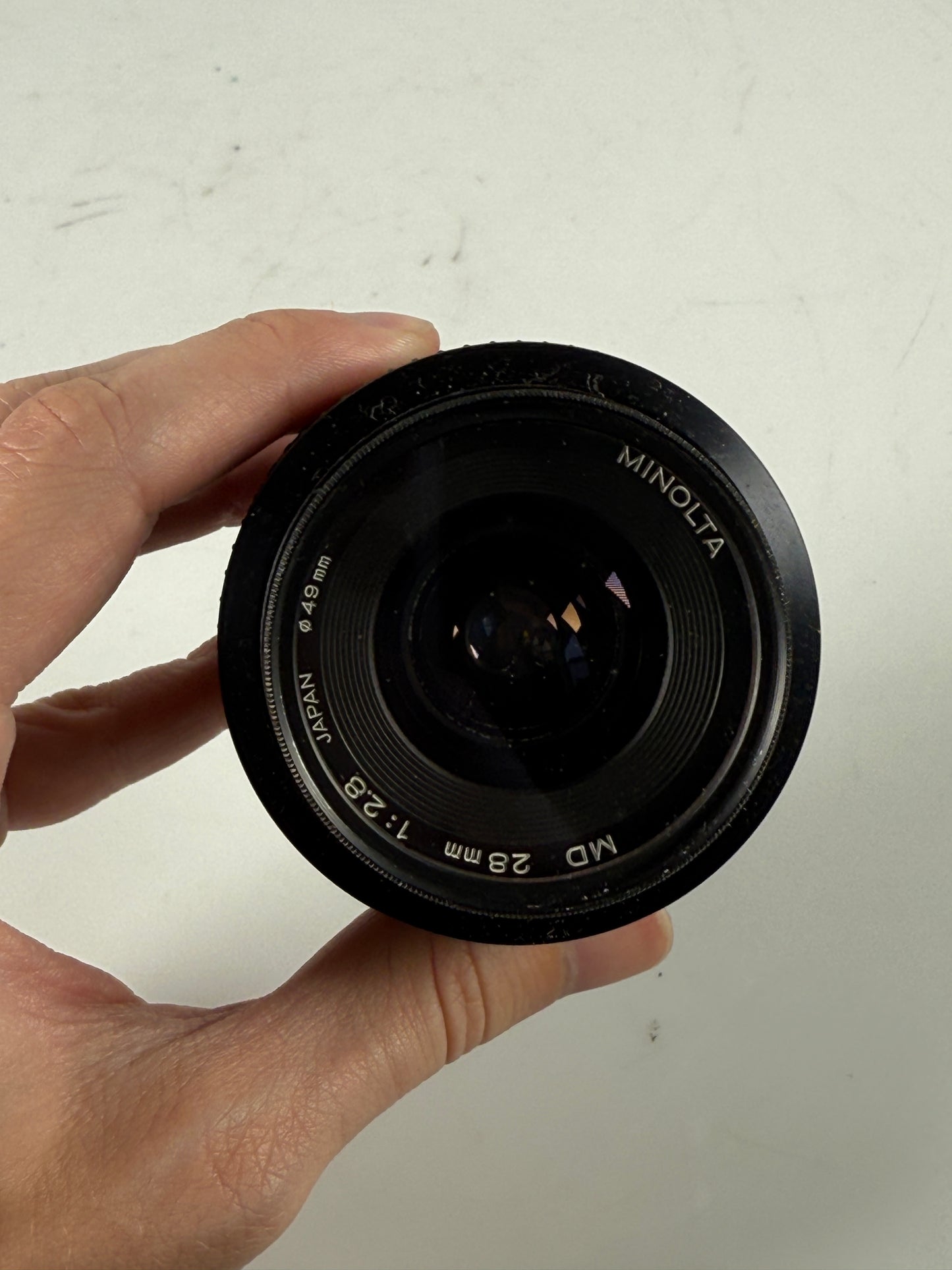 Minolta MD 28mm f2.8 MF Prime Lens for MC MD Mount