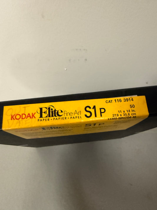 Kodak - Elite S1 P - B&W Photo Paper High-Lustre 11"x14" - Sealed 50 Sheets