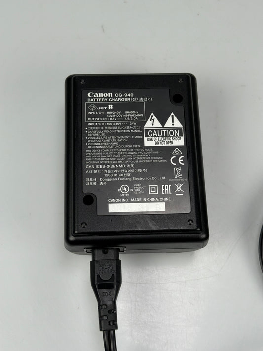 CANON CG-940 Battery Charger Original for Camera C100 C300 BP-975 955