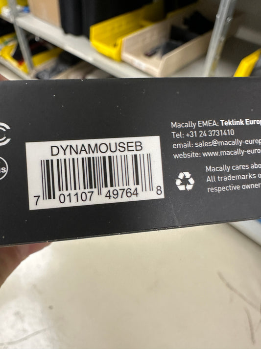 McCally Silent USB Mouse Wired for Mac/Pc, Compact Design, Optical Sensor in Black