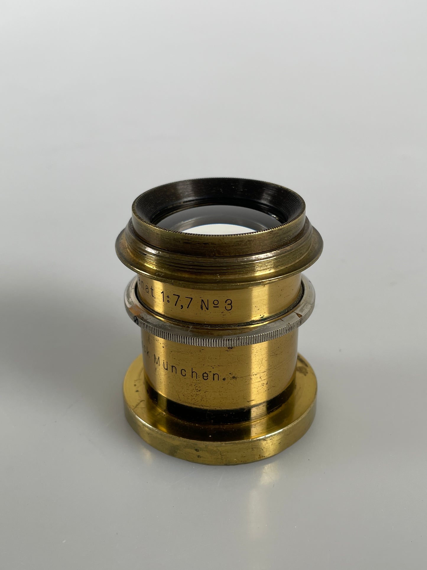 G Rodenstock Munchen Rapid Aplanat No3 Serie f7.7 Brass lens