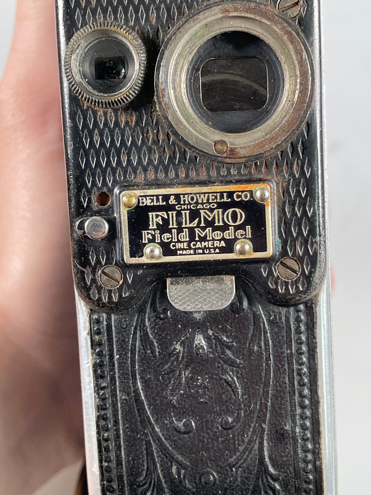Bell & Howell Filmo Field Model Cine Camera with case