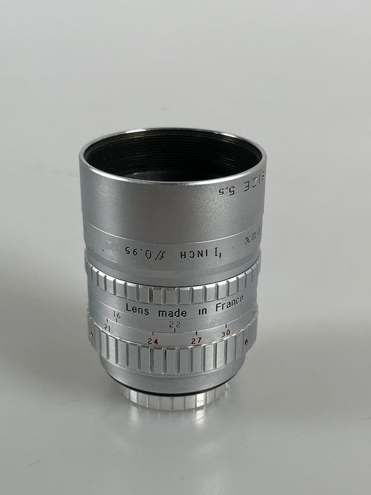 Angenieux Bell Howell type 1 inch 25mm F0.95 C mount lens