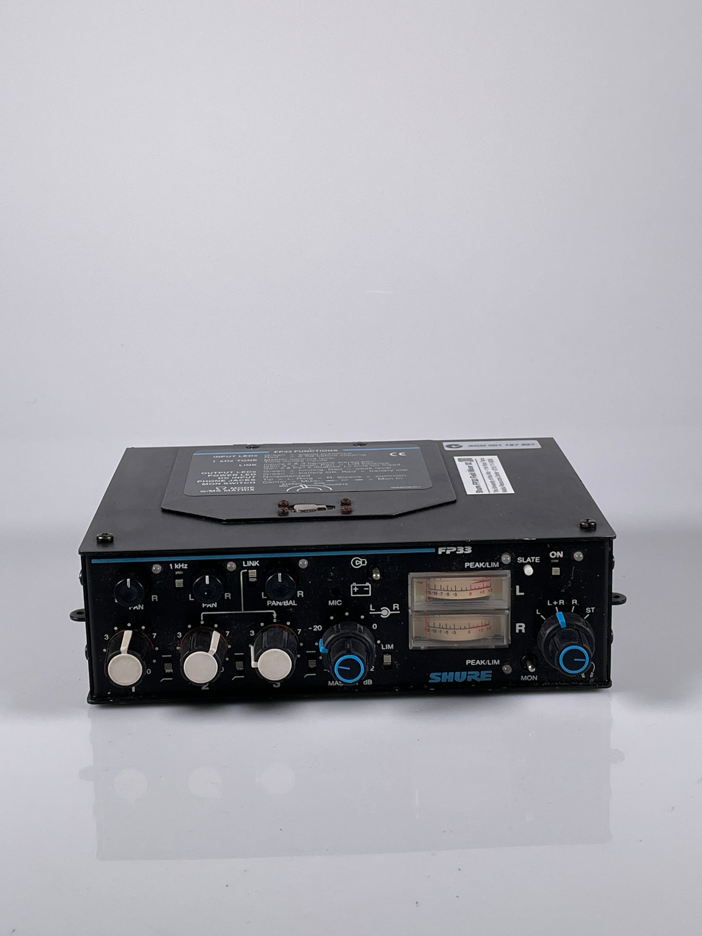 Shure FP33 3-input 2 Output Portable Stereo Mixer Field FP-33 U247807