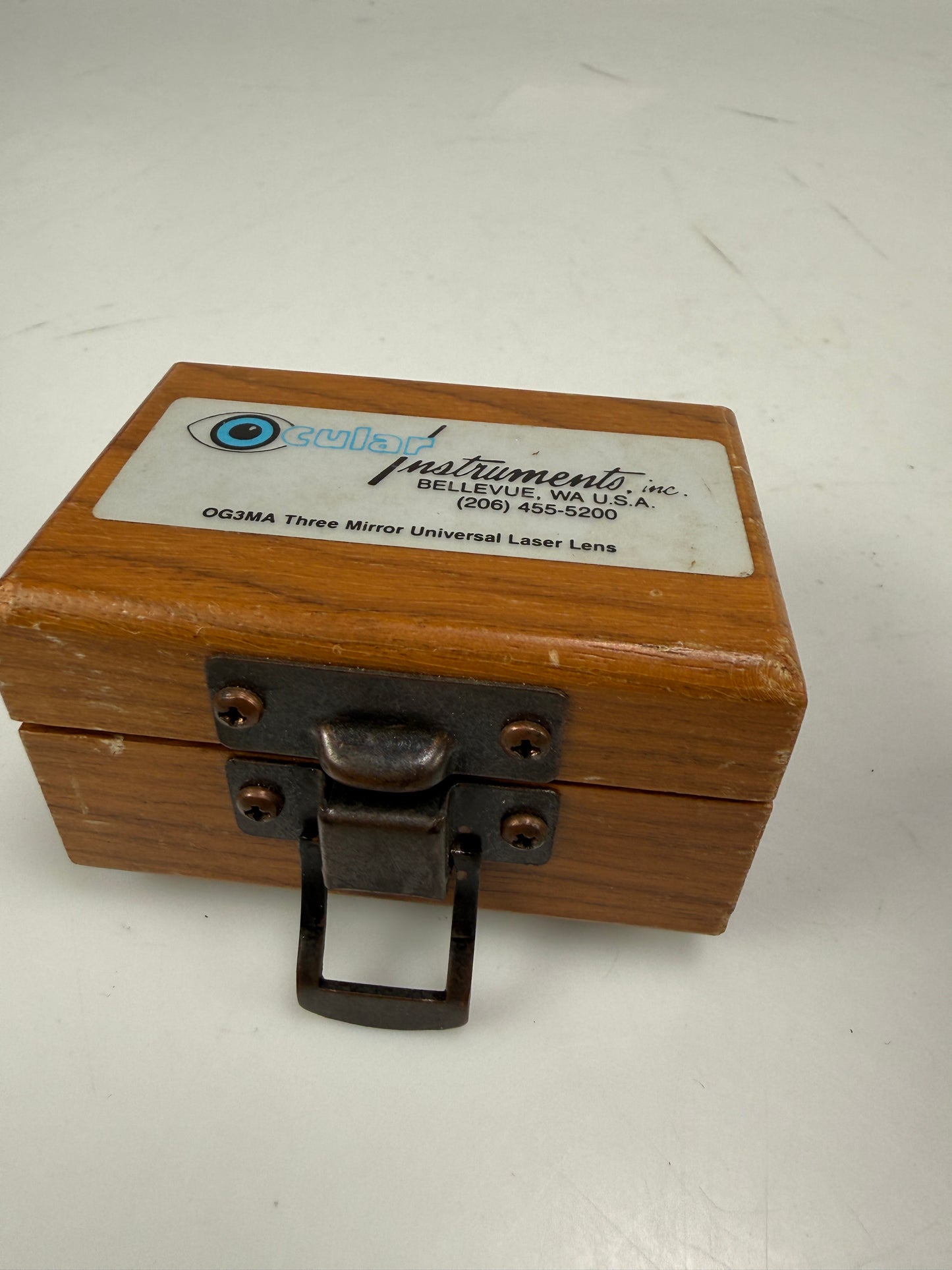 OCULAR INSTRUMENTS Three Mirror Universal Laser 18mm OD Lens with case OG3MA