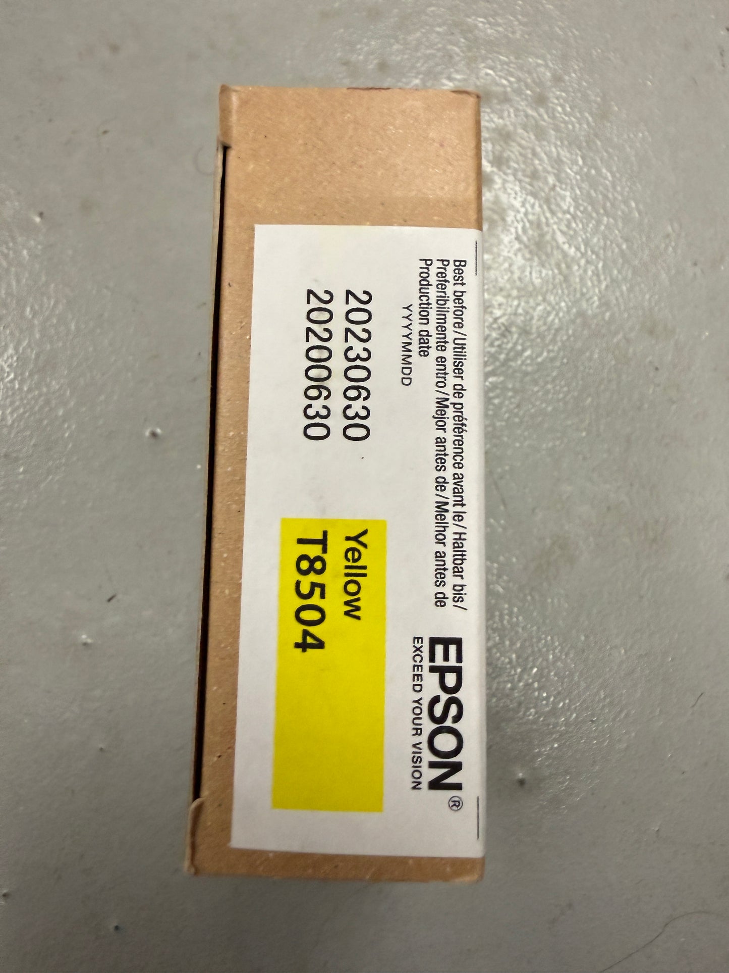 New: Epson T8504 Yellow Ultra Chrome HD Ink For SC-P800 Exp 2023