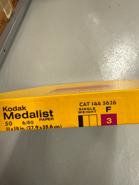 Kodak Medalist F3 Paper - 11x14, 50 sheets, SEALED single weight