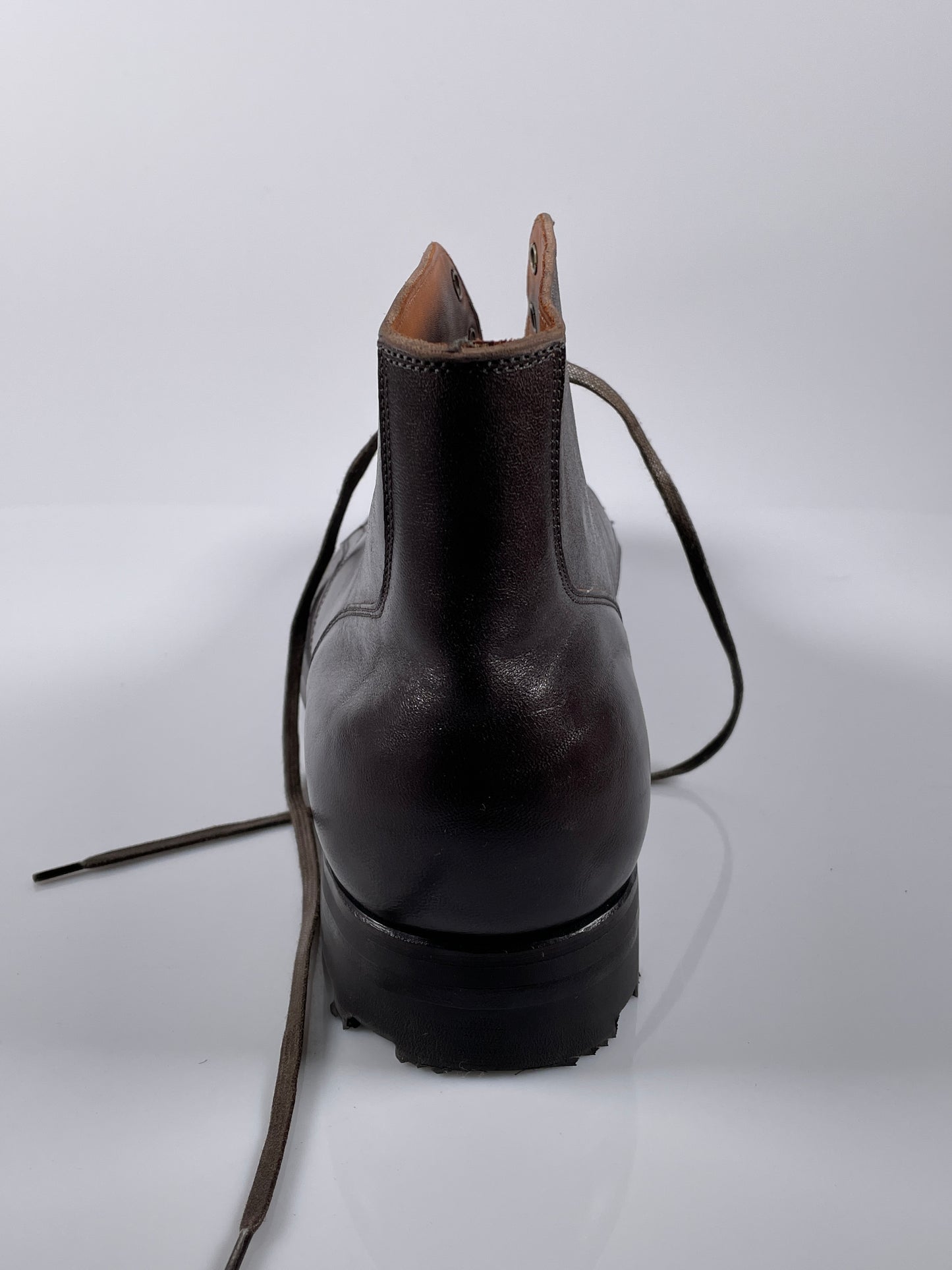 Viberg Service Boot 2040 - Dark Brown Wooly Chromexcel Size US 10