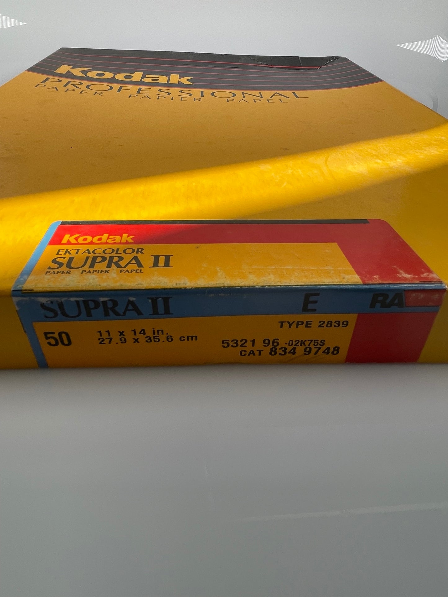 Kodak Ektacolor Supra II Color Printing Paper 50 Sheets 11x14 Sealed
