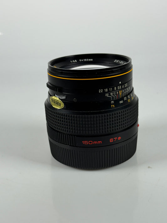ZENZA BRONICA ZENZANON S 150mm f3.5 Lens for SQ A Ai Am