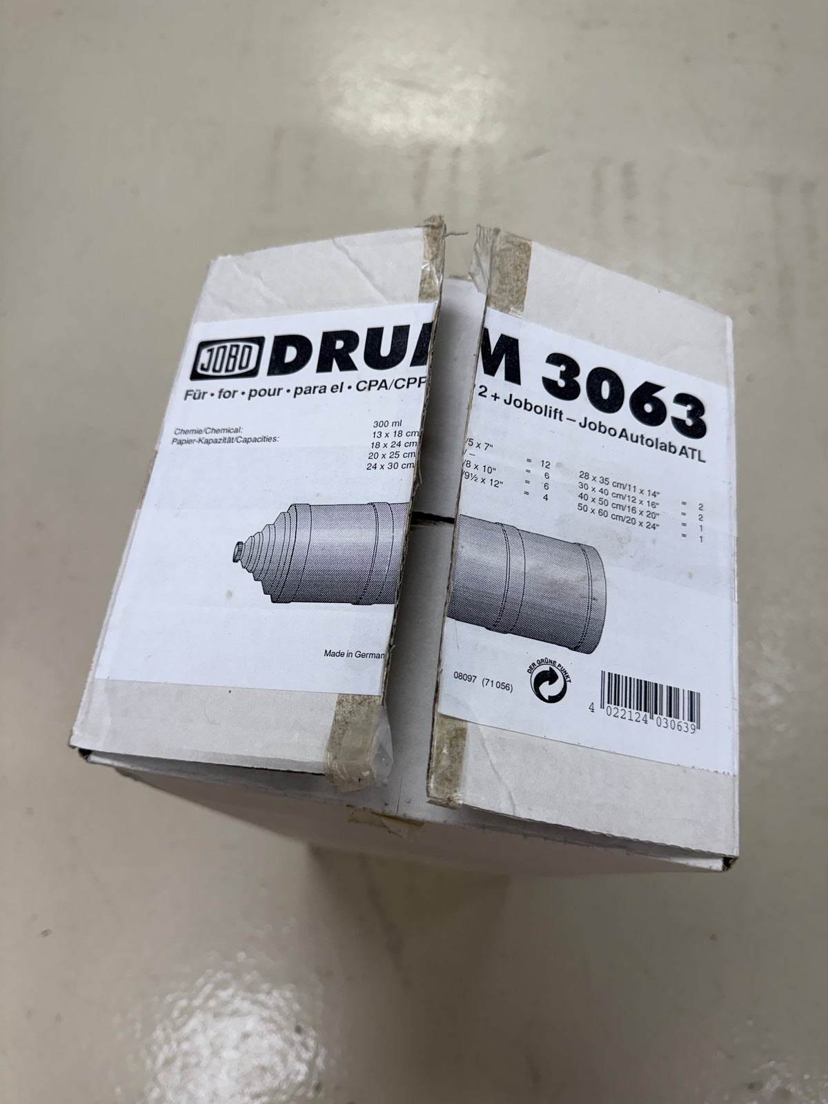 Jobo 3063 Expert Drum for Prints and ULF up to 11x14
