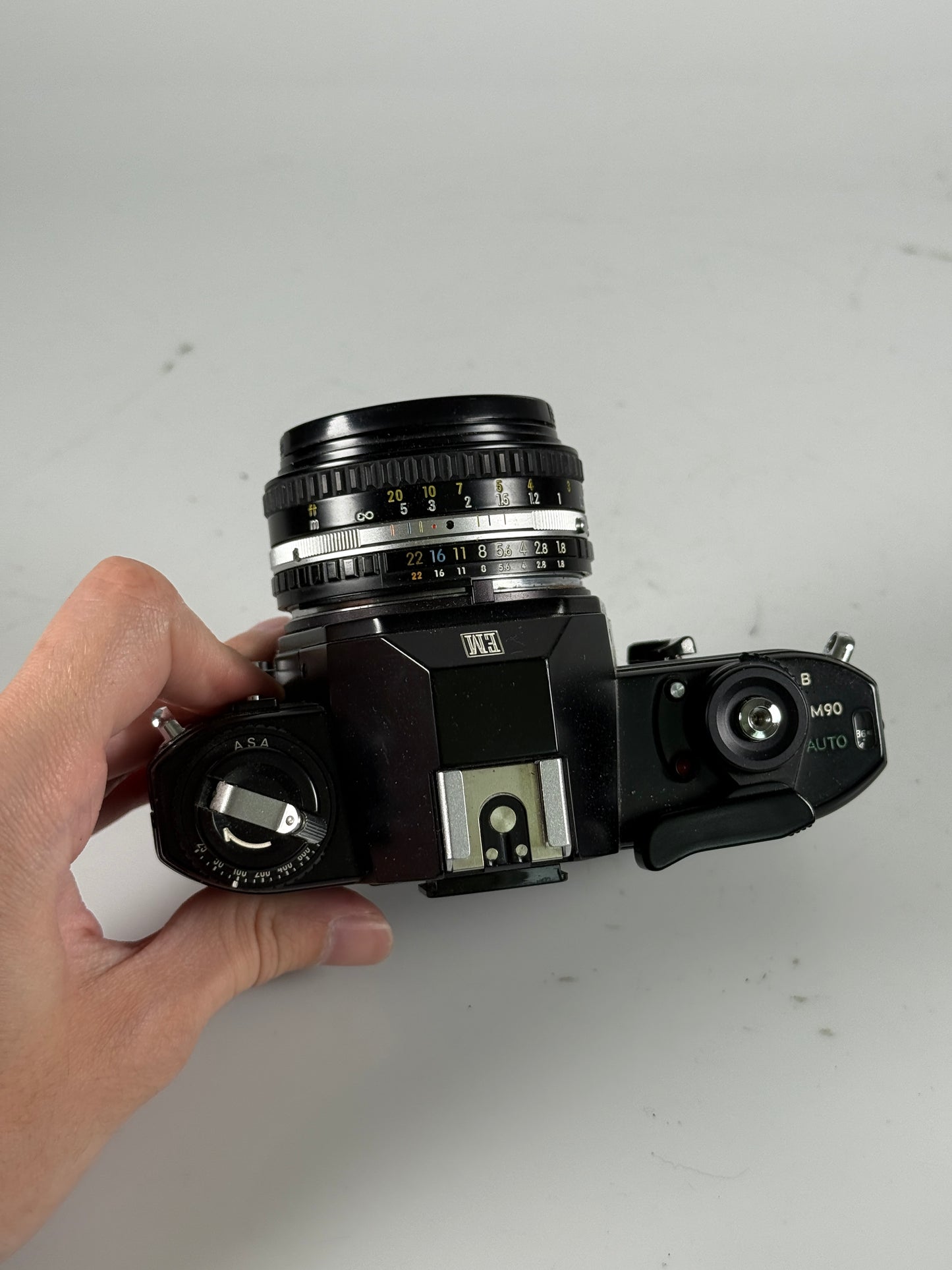 Nikon EM 35mm Film SLR Camera w/ Series E Nikon 50mm f1.8 Prime Lens