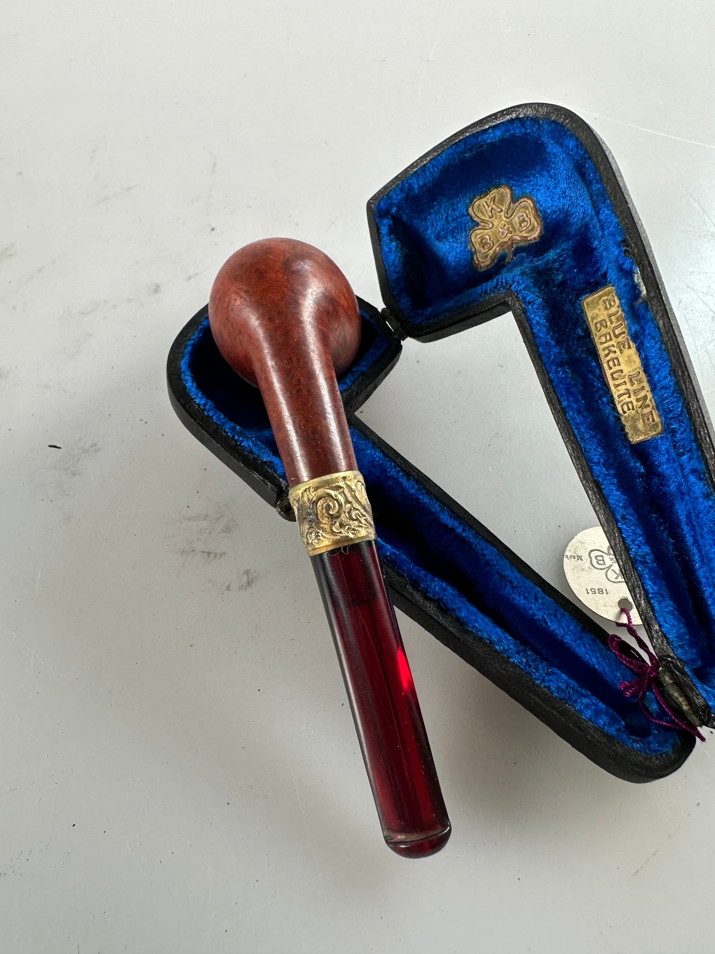 KBB Blue Line Bakelite Pipe, Unsmoked