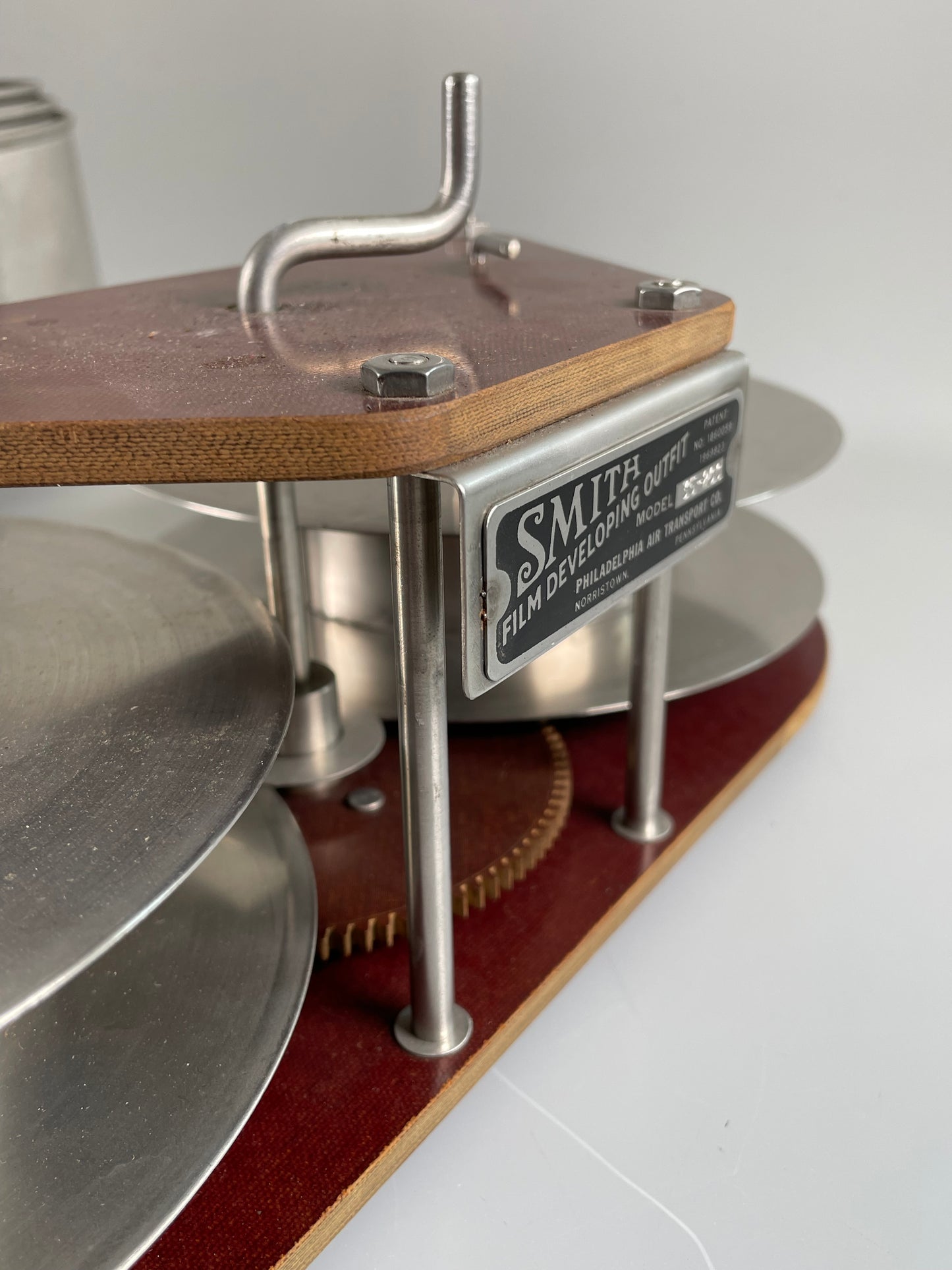 Smith film developing outfit 35-200 for 35mm with GE motor 5SMY