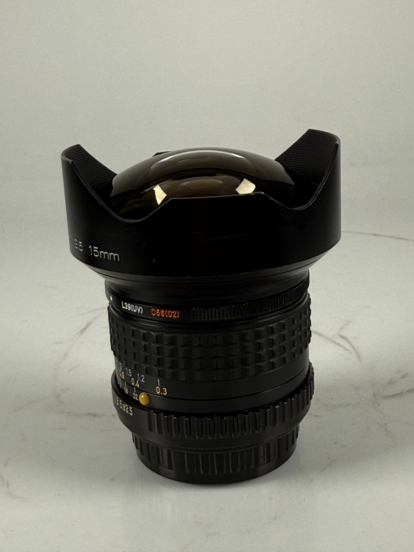 Pentax SMC Pentax-A 15mm F3.5 Ultla Wide Angle Lens for K Mount