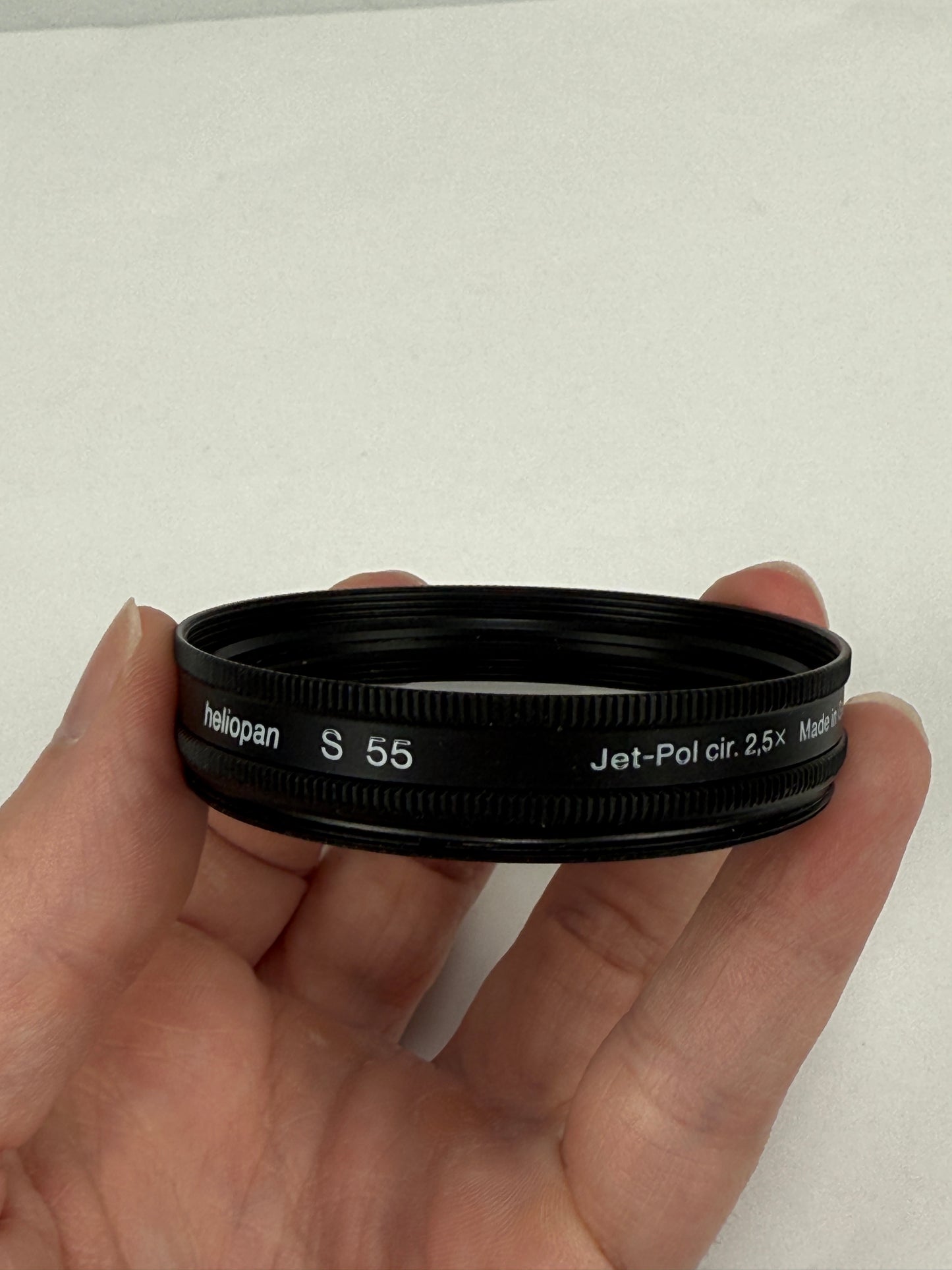 Heliopan S 55mm Jet-Pol 1IN. 2.5x Circular Filter