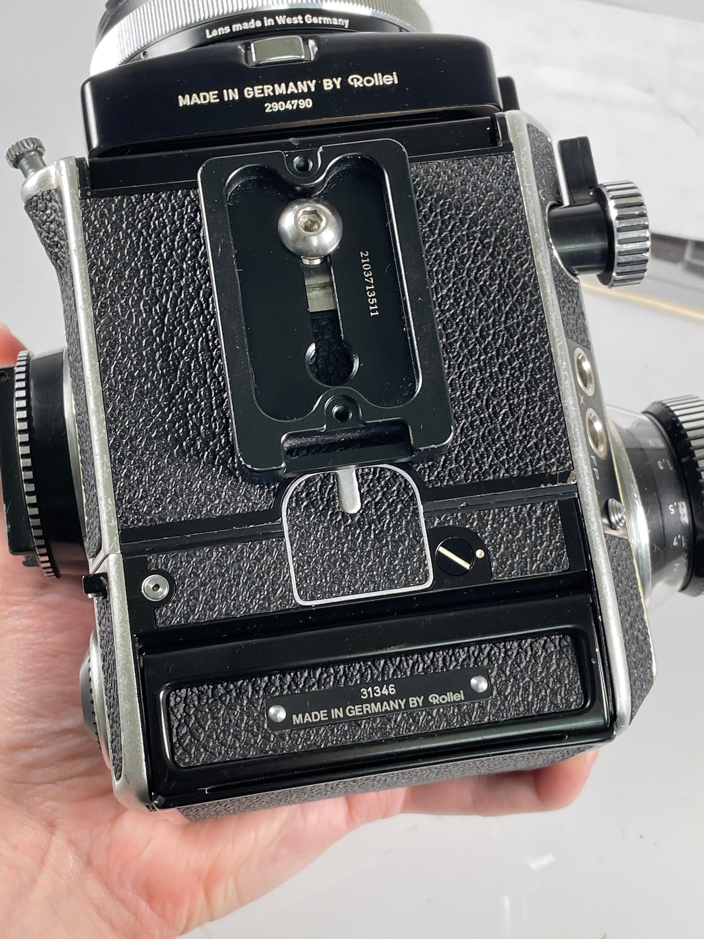Rolleiflex SL66 Medium Format Camera with 80mm f2.8 HFT, waist level