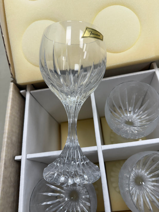 Baccarat Massena Verre No 2 Red Wine Glass 6 7/8 in set of 6 NOS