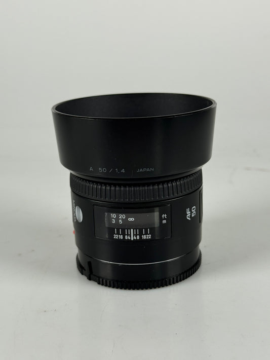 Minolta AF 50mm F1.4 Lens for Sony Minolta a mount