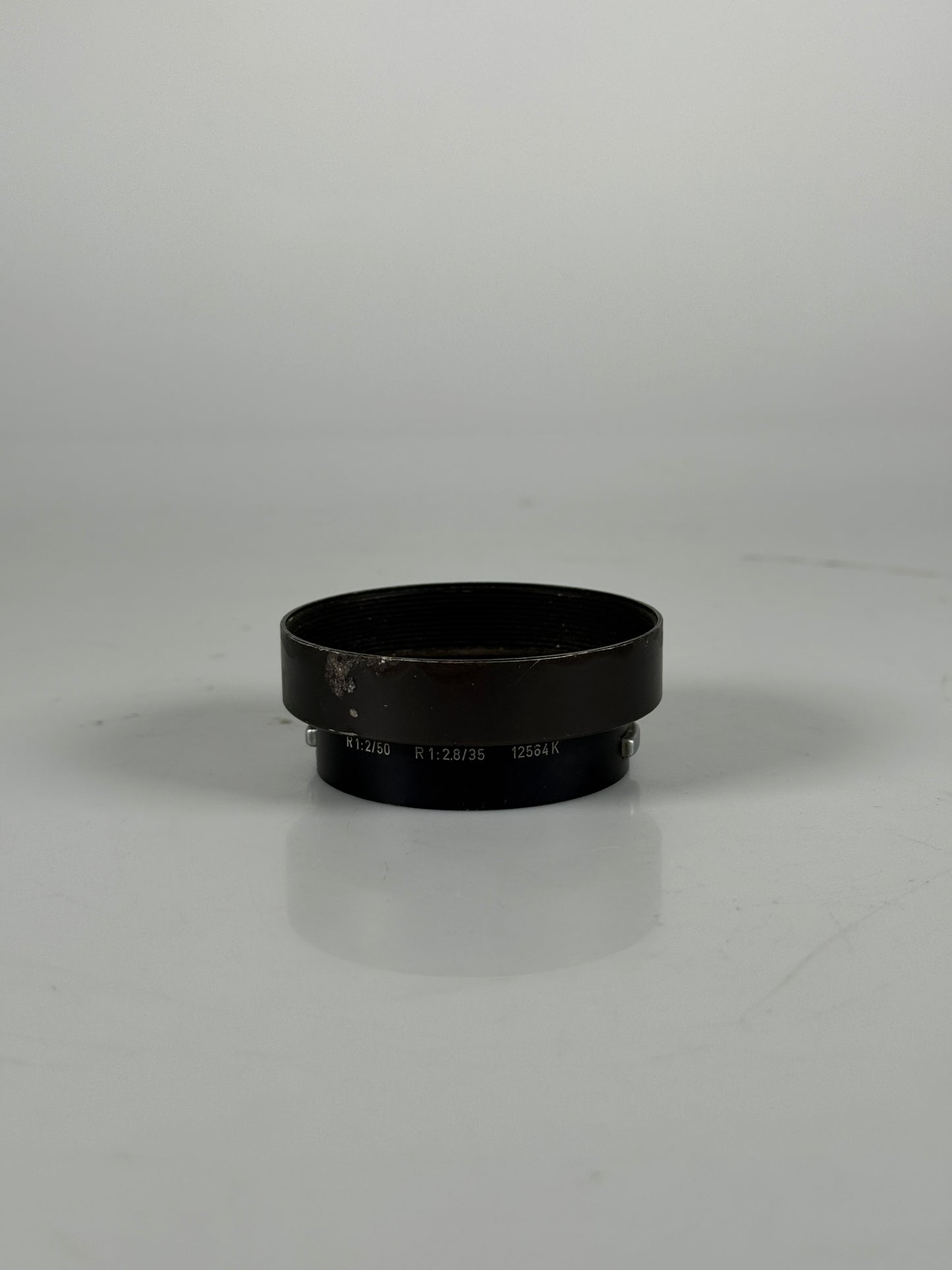 Leica R 35 f2.8, 50 f2 Black Metal Lens Hood, 12564K