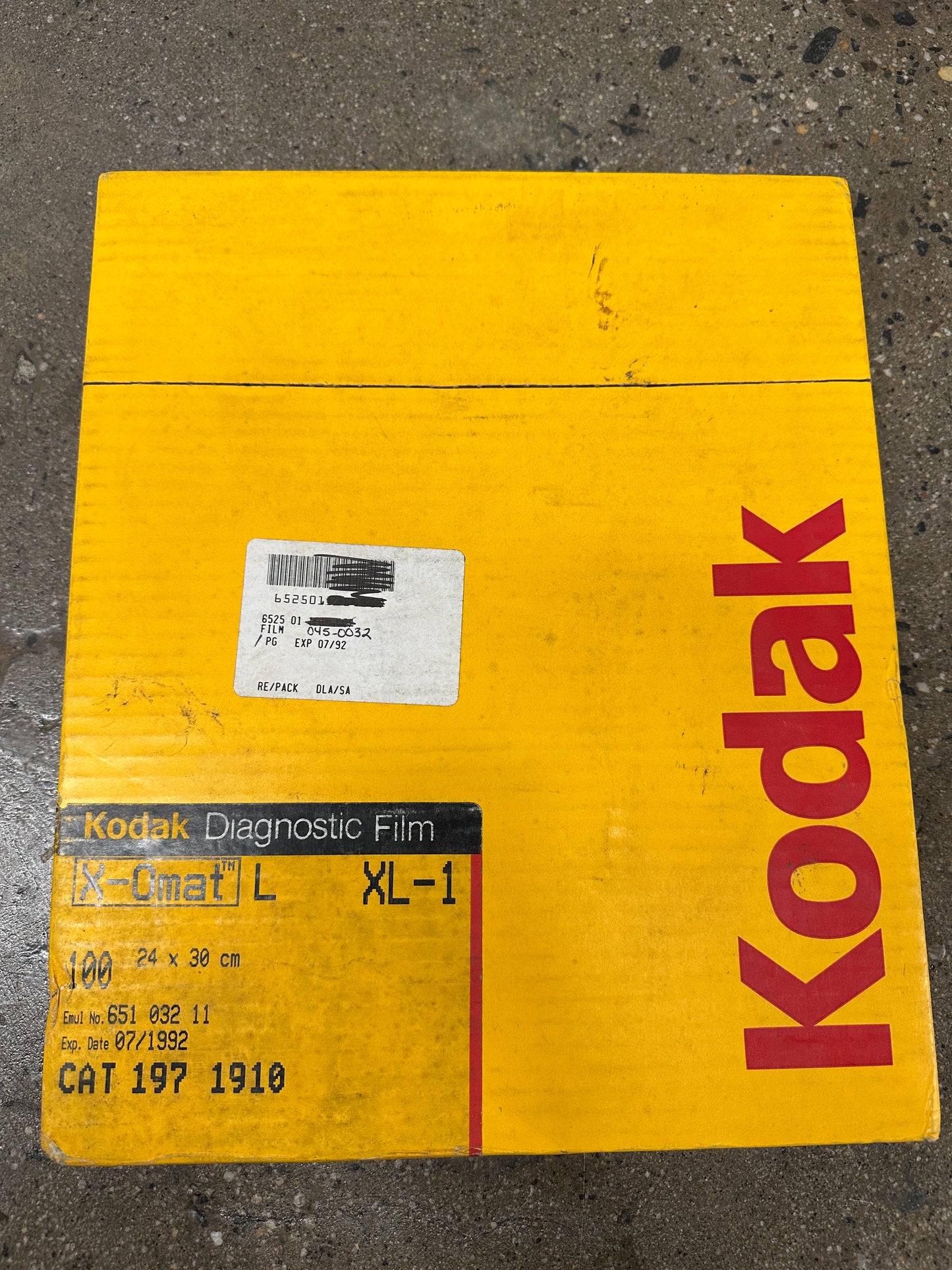 Kodak Diagnostic FILM X-Omat L XL-1 24x30cm | 100 sheets | expired 1992