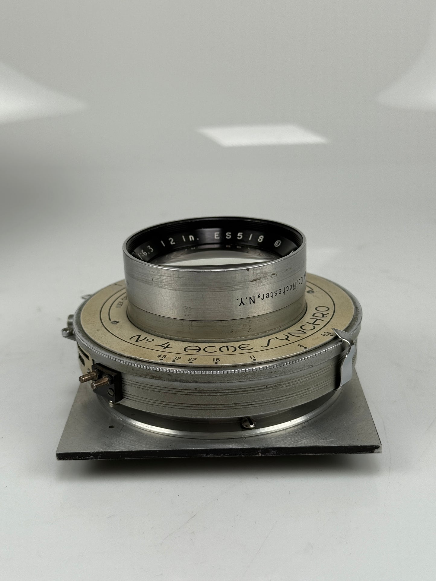 Kodak Commercial Ektar 12" inch F6.3 Lens in copal 3 shutter lens LATE