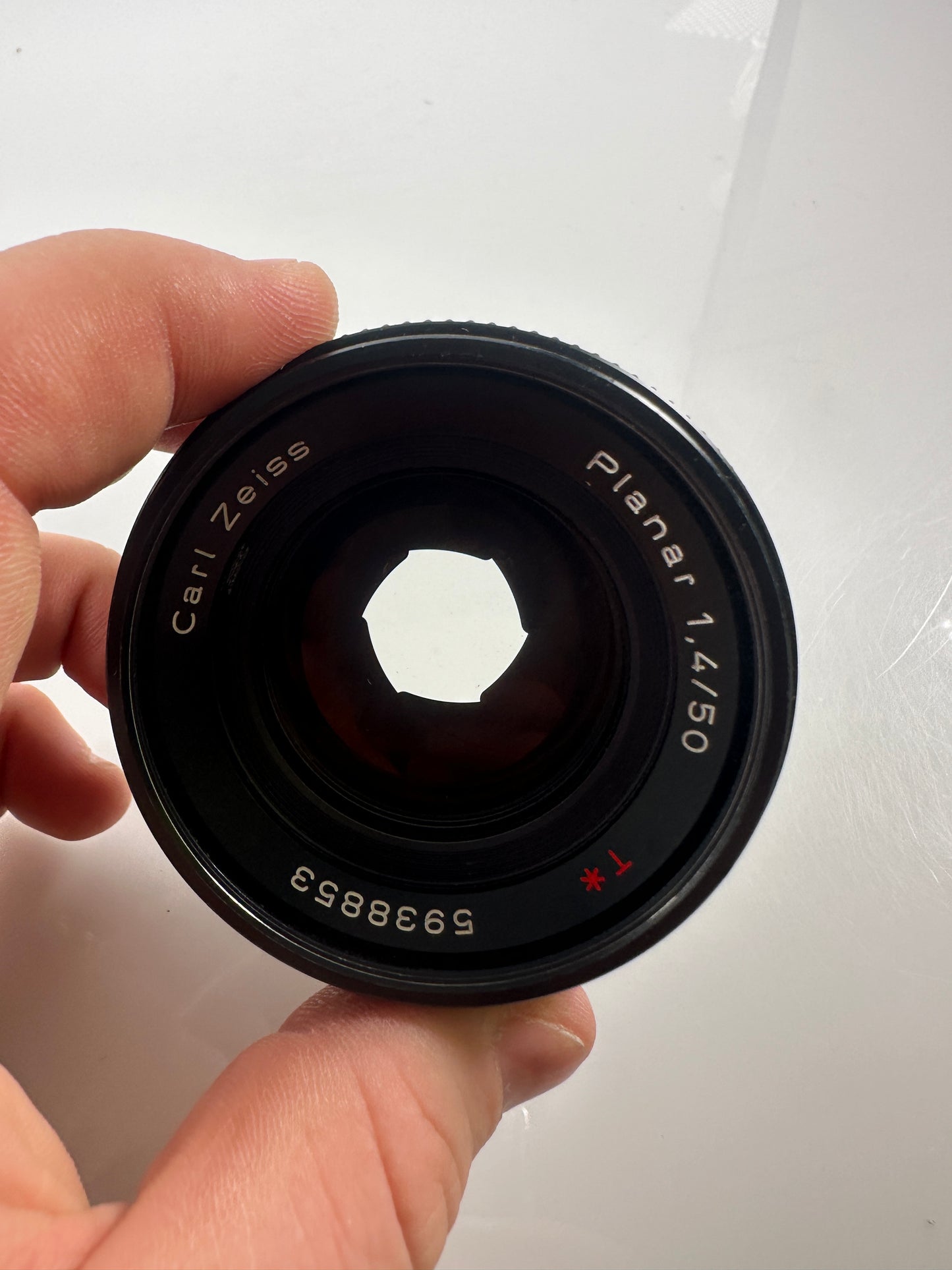 Contax Carl Zeiss T* Planar 50mm F1.4 AEJ MF Lens C/Y Mount
