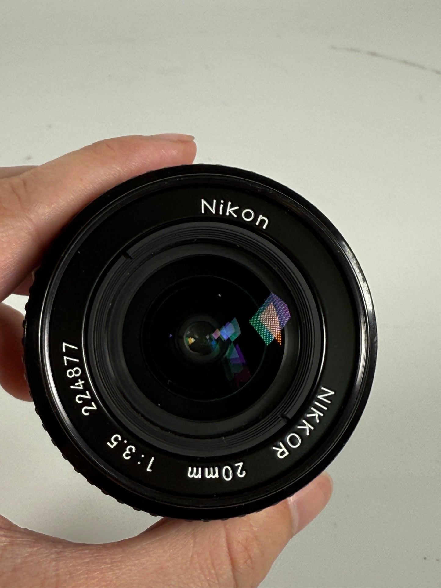 Nikon Ai-S AiS NIKKOR 20mm f3.5 MF Ultra Wide Angle Prime Lens