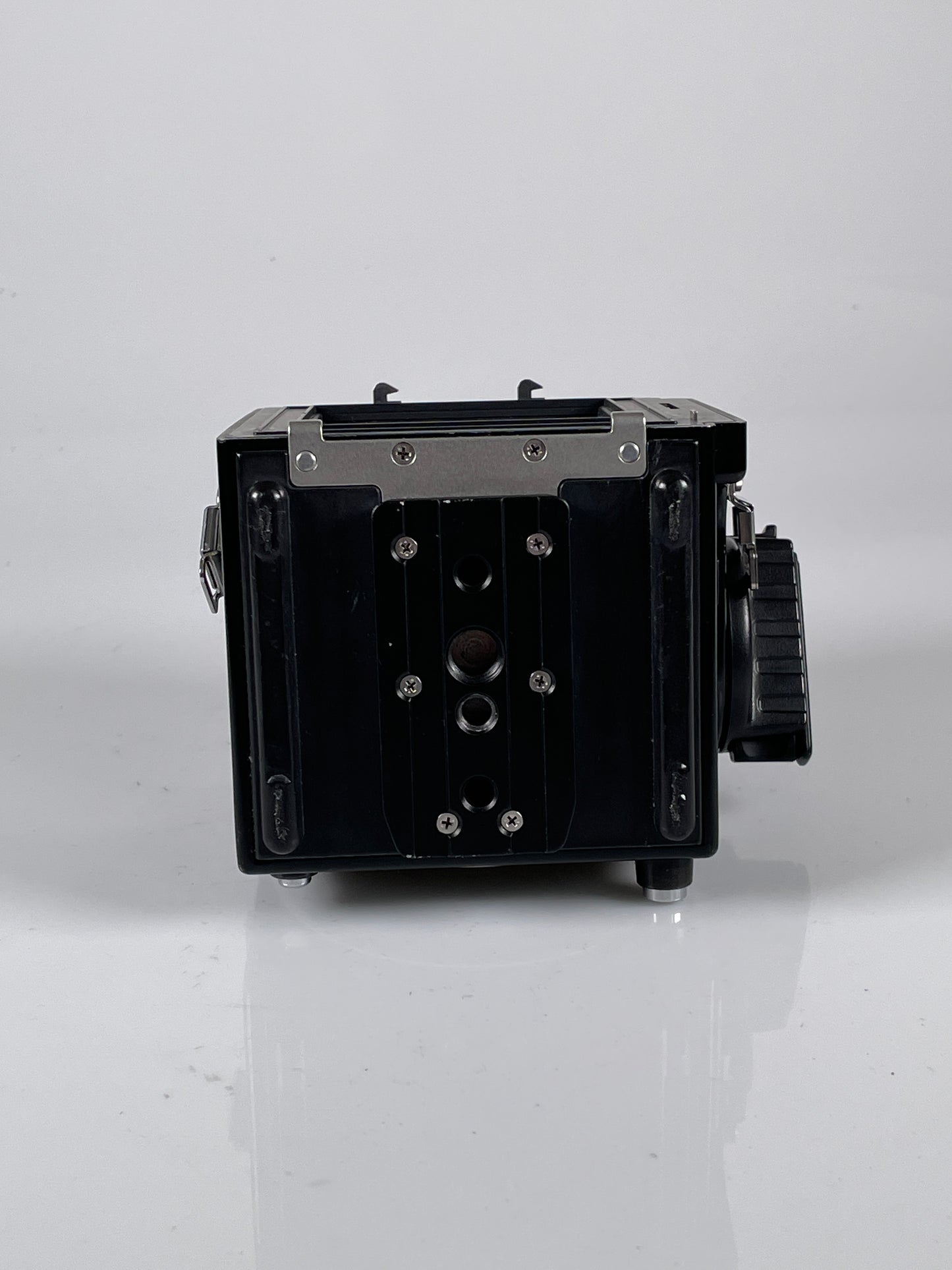Hasselblad 501CM Film Camera Body Black, wlf waist level, acute matte split screen