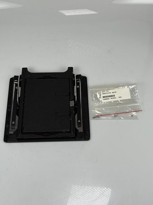 Graflex 4X5 Crown Speed Graphic Graflok Back 100% Complete