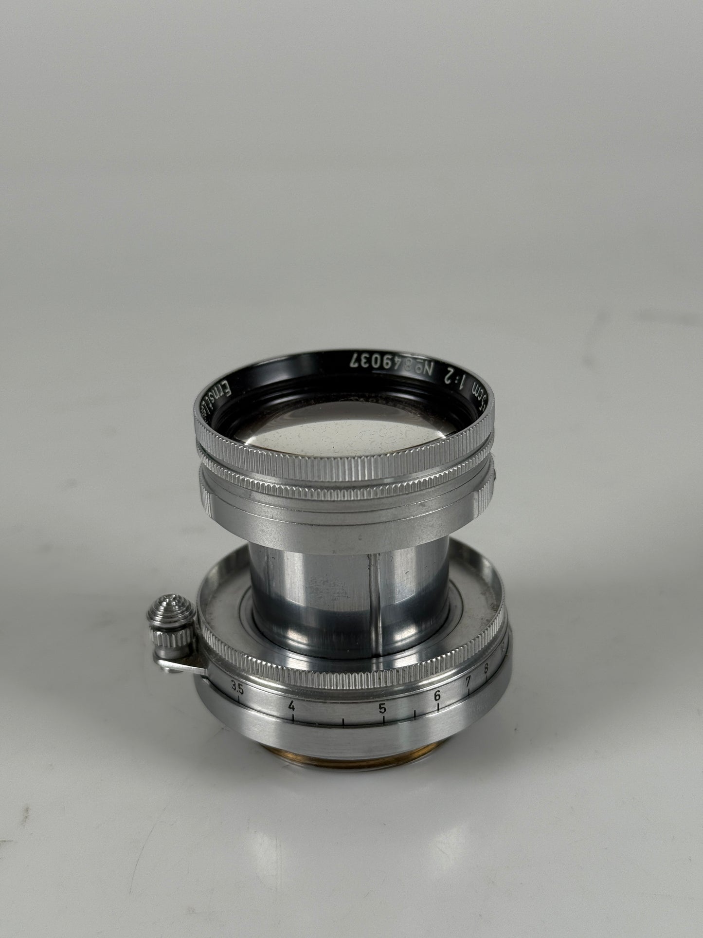 Leica Summitar 5cm f2 Ltm screwmount rangefinder lens Chrome