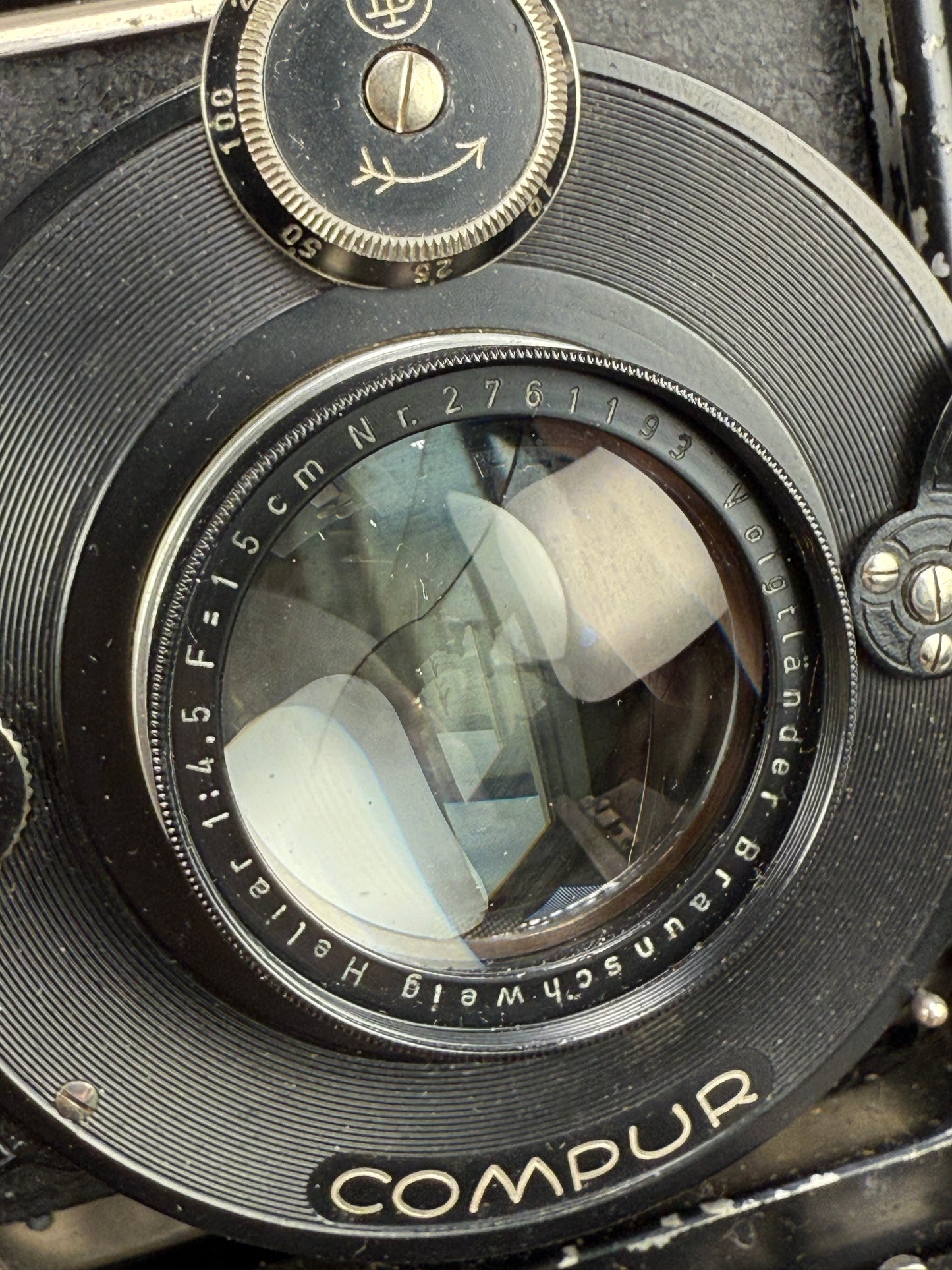 Linhof Munchen Technika / Standard 3 1/4 x 4 1/4 Camera w/ Voigtlander Heliar 15cm f4.5 lens